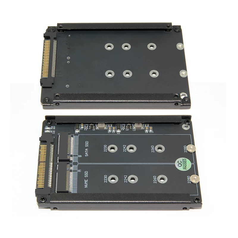 Thẻ chuyển đổi giao diện kép PCI-E3.0 NVME M.2 NGFF Key B+M sang giao diện SFF-8639 U.2