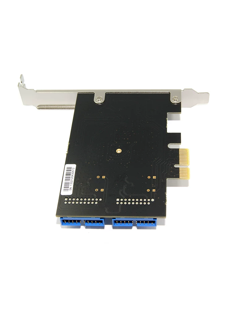 Khe cắm ổ đĩa quang để bàn 4 cổng PCI-E sang USB3.0 phía trước, card mở rộng giao diện kép 19PIN/20, không cần nguồn điện