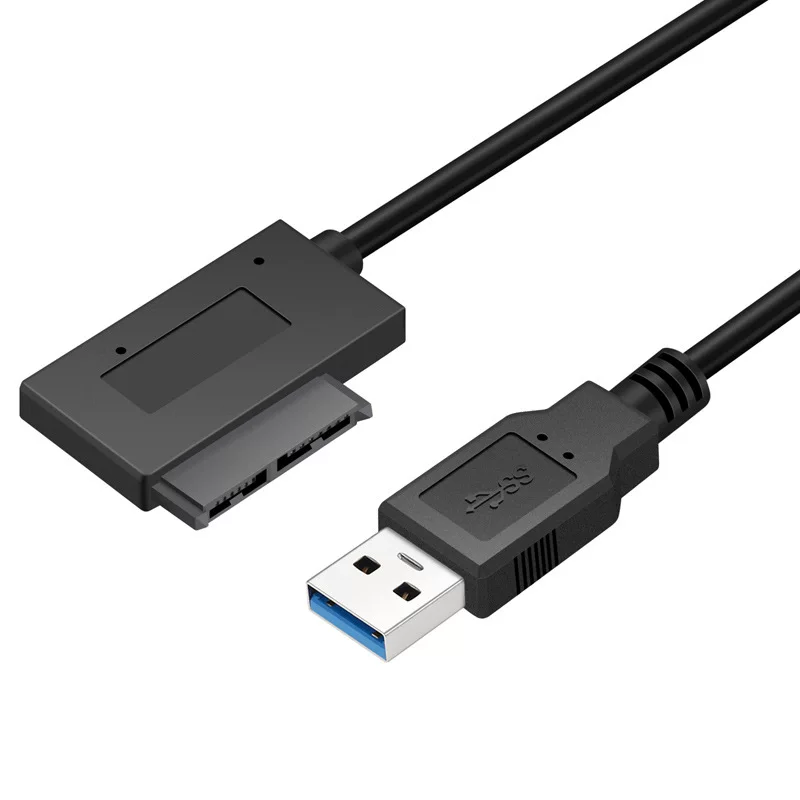 Ổ đĩa quang laptop SATA sang USB3.0 cáp ổ đĩa dễ dàng ổ đĩa quang ngoài SATA 7+6 cáp chuyển đổi USB3.0