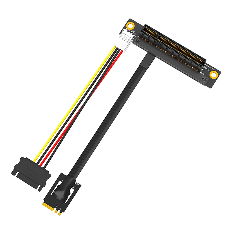 Card mạng không dây M.2 của máy tính Chìa khóa A+E cho cáp kết nối cáp nối dài giao diện PCI-E 1X/4X/8X/16X
