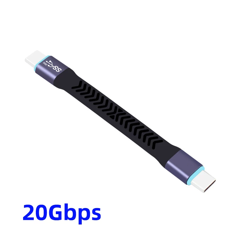 Cáp dữ liệu TYPE-C USB3.2 Gen2 cáp nối dài linh hoạt từ đầu đực sang đầu đực sạc nhanh tốc độ cao 20/40Gbps