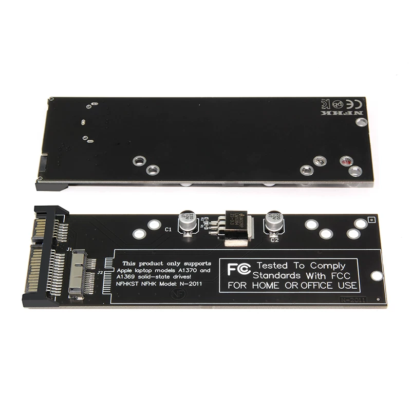 Thích hợp cho các mẫu máy tính xách tay Apple Air 2010 và 2011, ổ cứng thể rắn SSD sang thẻ chuyển đổi giao diện SATA