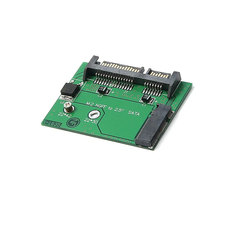 Ổ đĩa thể rắn SSD M.2 sang thẻ chuyển đổi 2.5inch SATA3 M.2 sang 2.5 SATA nửa chiều cao