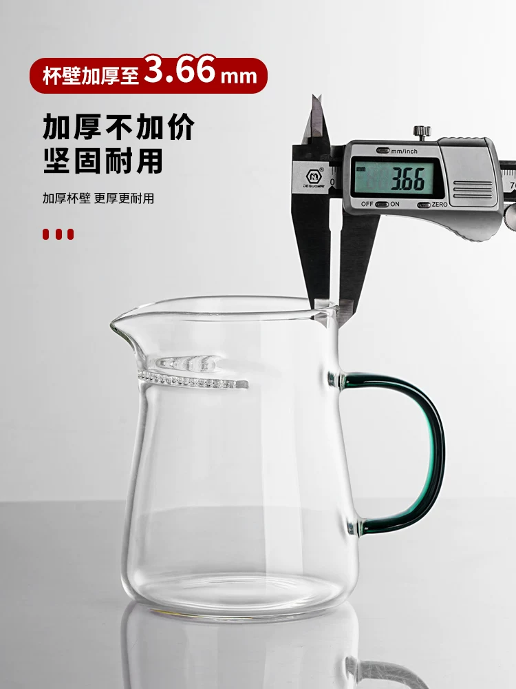 Ấm trà hình lưỡi liềm bằng thủy tinh, mẫu mới 2025, dụng cụ pha trà xanh dùng tại nhà, có nắp và bộ lọc trà tích hợp, ấm trà nhỏ dành cho một người