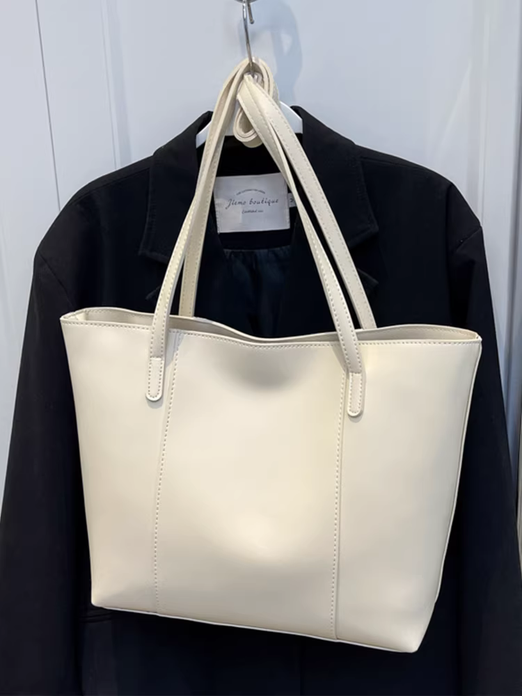 Túi xách nữ cỡ lớn kiểu mới 2025, túi xách tay cao cấp, túi đeo vai dành cho sinh viên, túi tote đi làm