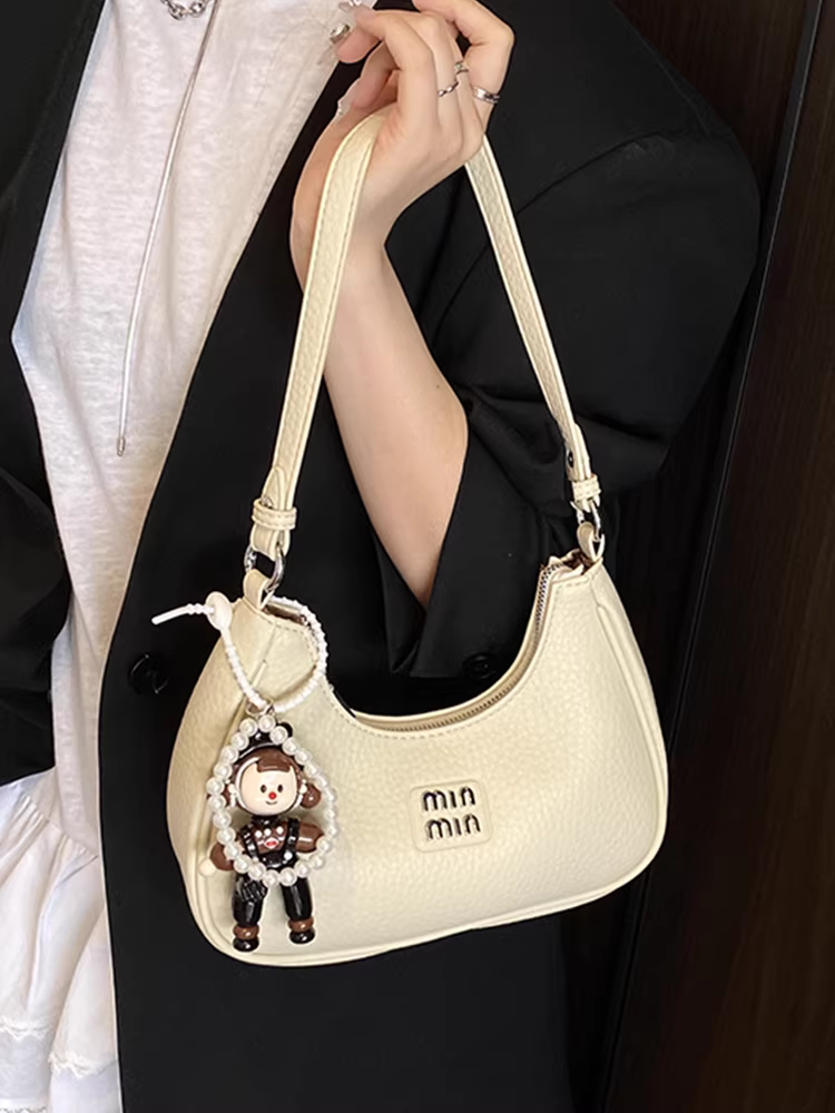 Túi xách thiết kế độc đáo dành cho nữ 2025, túi đeo chéo mùa hè mới, phong cách Hàn Quốc, túi đeo vai/nách kiểu bánh bao