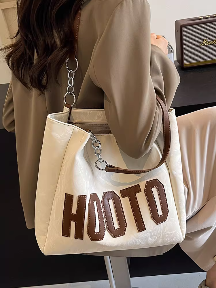 Túi xách nữ cỡ lớn kiểu mới 2025 thiết kế cao cấp độc đáo dành cho sinh viên, đi học, đi làm, đeo vai, kiểu tote