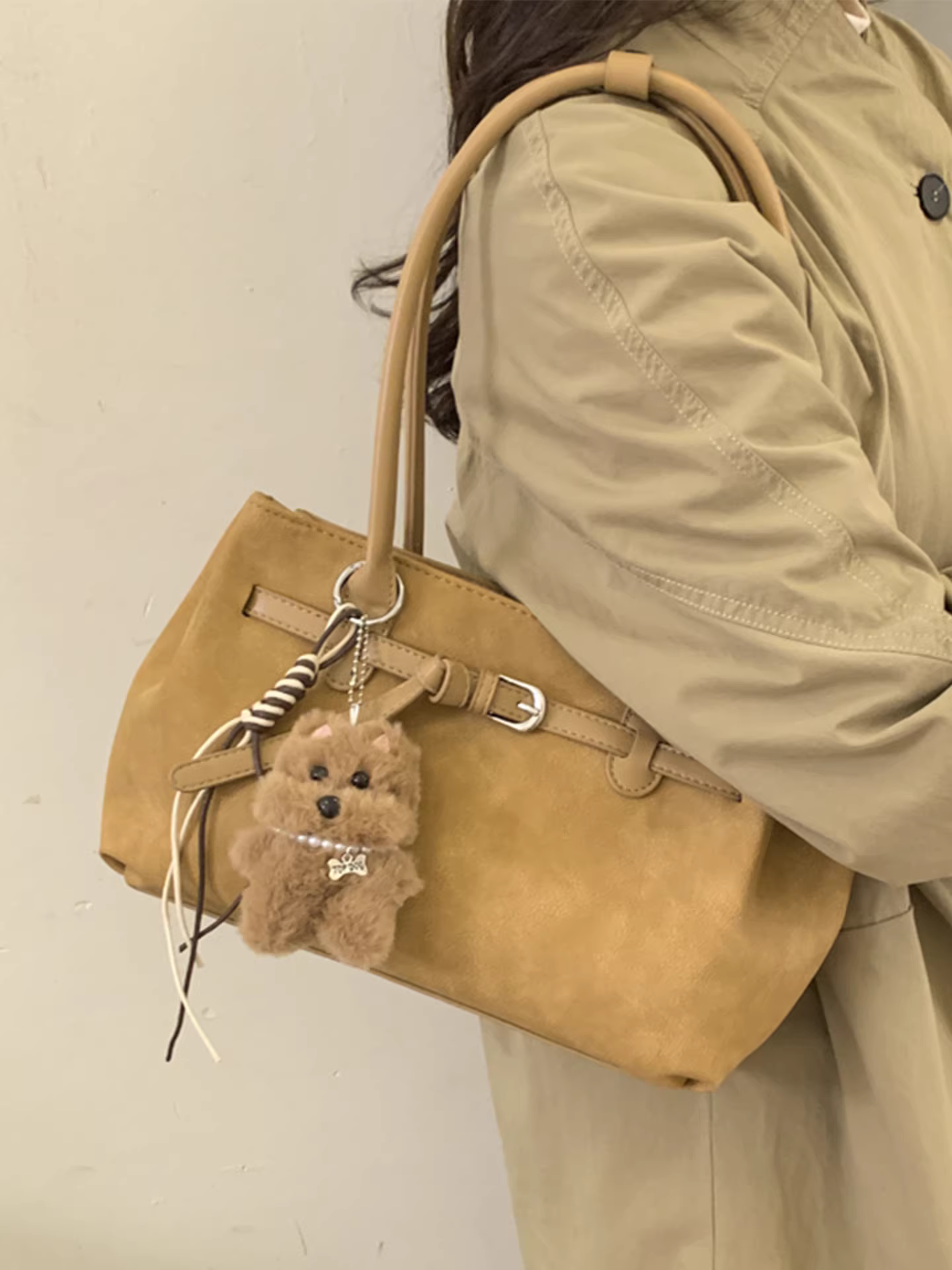 Túi xách nữ cỡ lớn, phong cách retro thu đông 2025, kiểu dáng mới, đeo vai/nách, túi tote đi làm/thường ngày