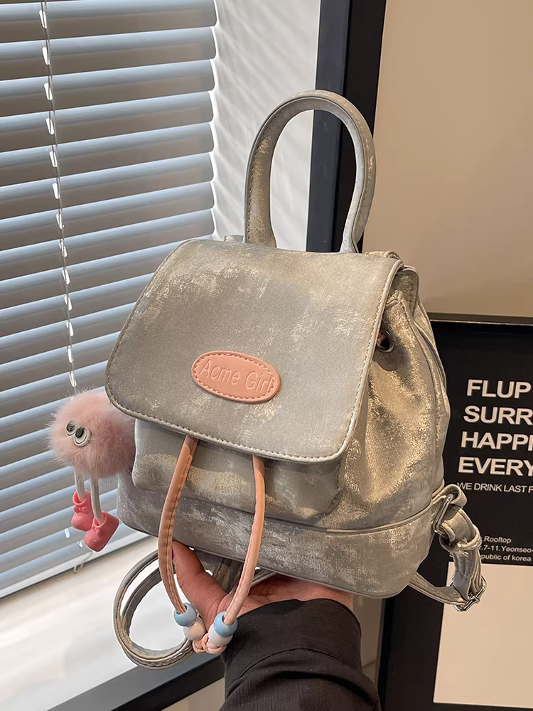 Ba lô nữ 2025 thời trang cao cấp, đa năng, phong cách Hàn Quốc, kiểu túi xách đeo vai, nhẹ, thích hợp đi du lịch