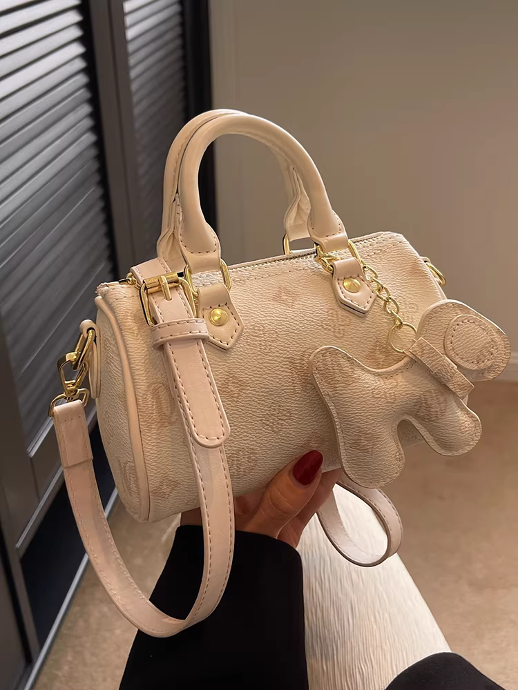 Túi xách nữ cao cấp thiết kế độc đáo 2025, túi đeo chéo thời trang đa năng, túi Boston, túi gối