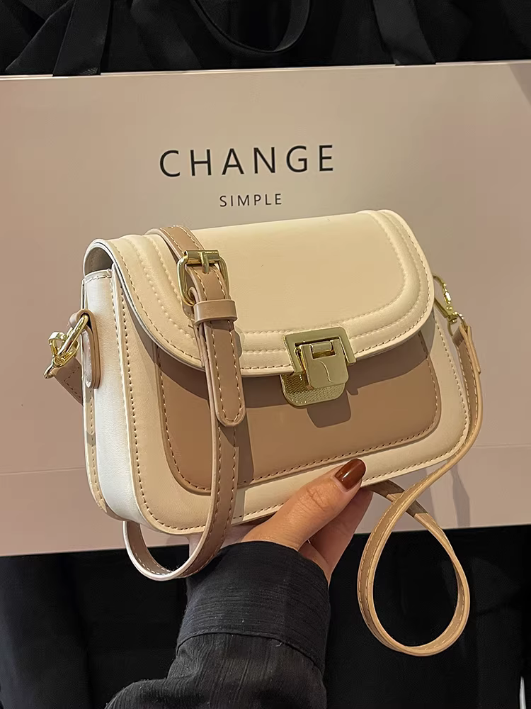 Những mẫu túi xách nhỏ thời thượng dành cho nữ năm nay 2025, túi đeo chéo một bên vai cao cấp, kiểu dáng mới, đa năng, mùa thu đông, túi vuông nhỏ.