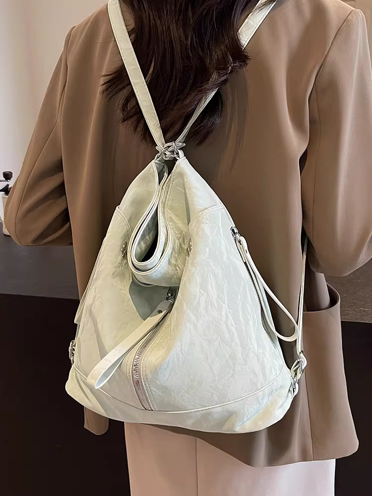 Túi tote nữ 2025 mẫu mới, balo đi làm cỡ lớn, đa năng, đeo vai, đeo chéo, balo du lịch