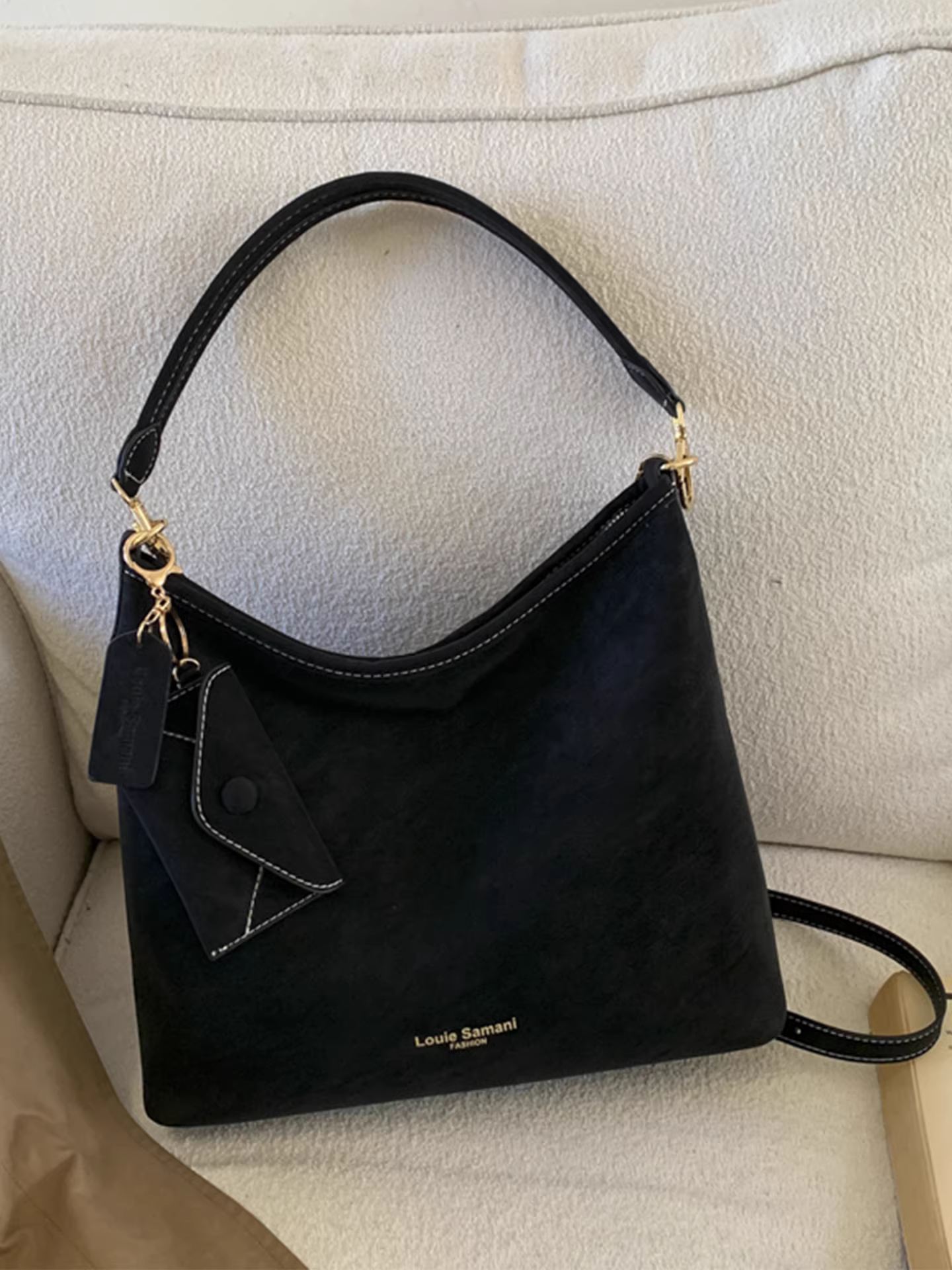 Túi đeo chéo nữ retro, dung tích lớn, mẫu mới thu đông 2025, đa năng, phong cách thường ngày, túi đeo vai, túi đeo chéo, túi bucket thời thượng, thích hợp đi làm