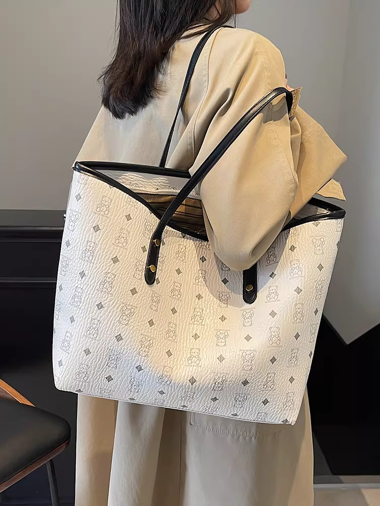 Túi đeo chéo nữ cỡ lớn phong cách retro, đa năng, thích hợp đi làm, đi chơi, mẫu mới xuân hè 2025