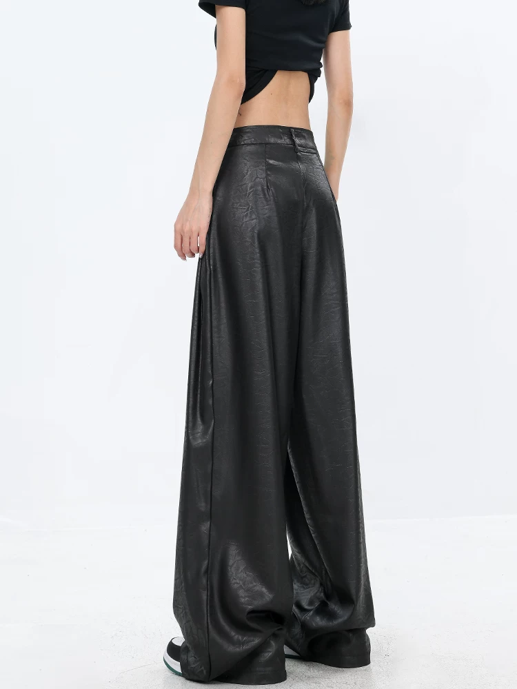 Quần thường ngày chất liệu lụa mỏng mùa hè của KEN STUDIO dành cho nữ, quần ống rộng siêu mềm, kiểu dáng thời trang, giúp thon gọn vóc dáng