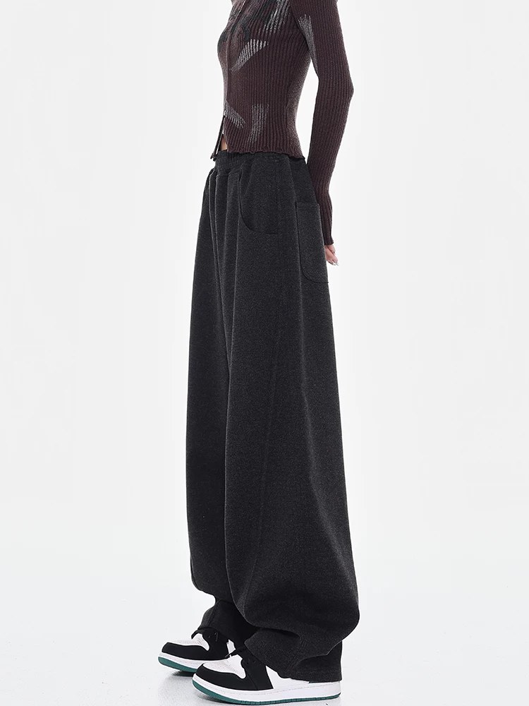 KEN STUDIO2025 quần thể thao mới thu đông quần chuối nữ quần hình lưỡi liềm quần liềm quần thể thao thông thường quần thể thao