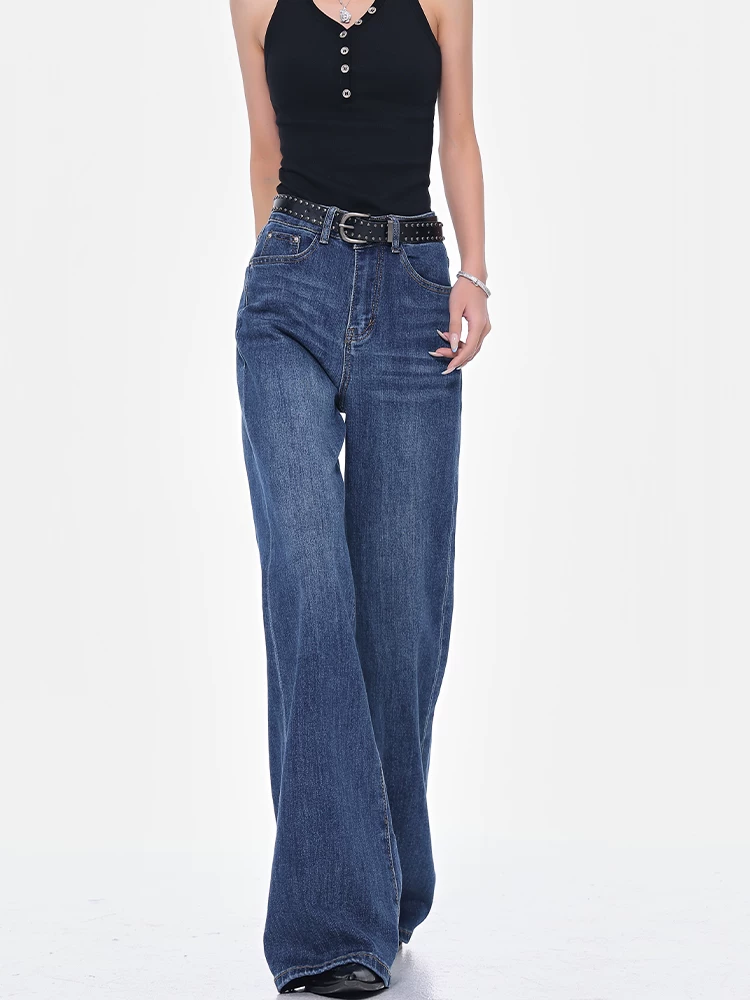 KEN STUDIO quần denim ống loe cạp cao mới giúp giảm béo và tăng chiều cao vào đầu mùa thu