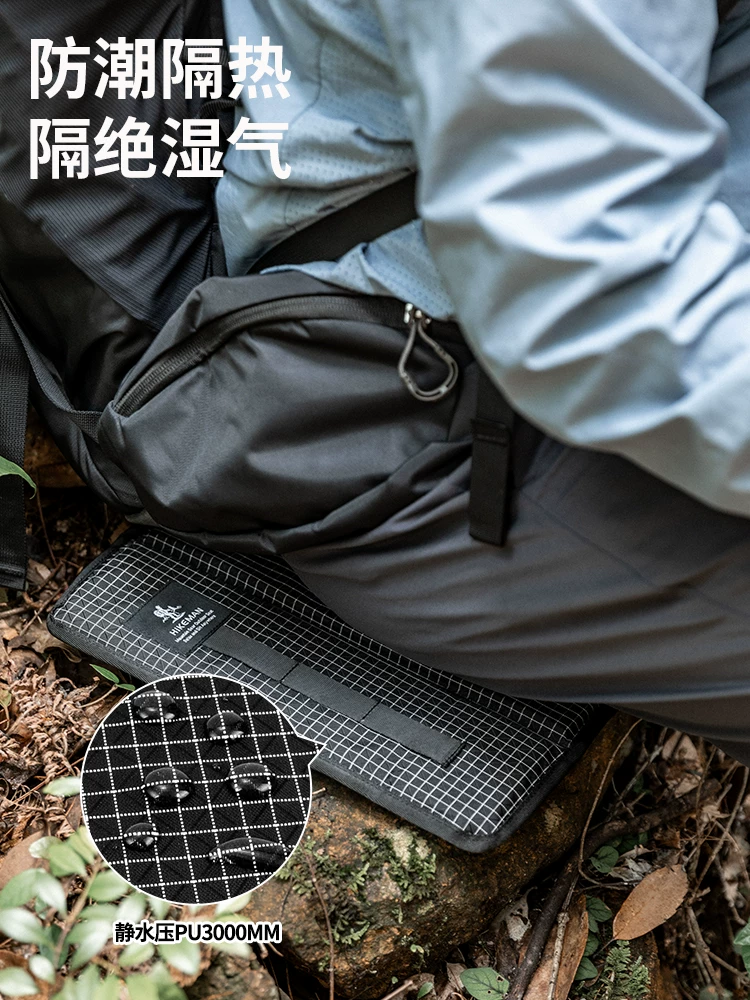 Đệm chống nước có thể gập lại ngoài trời, dày và chống mài mòn, thảm chống ẩm để đi bộ đường dài và leo núi, đệm nhỏ nhẹ và di động.