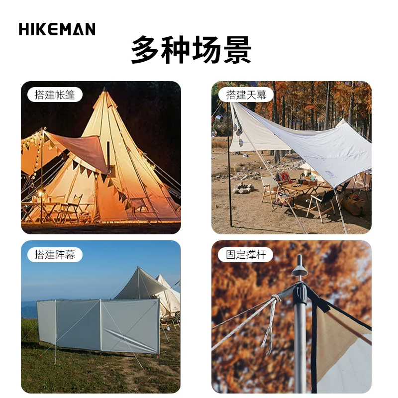 Khóa điều chỉnh chiều dài dây gió bằng hợp kim nhôm, khóa chống trượt cho dây dù mái hiên lều ngoài trời, khóa đôi mắt, khóa cố định dây dù