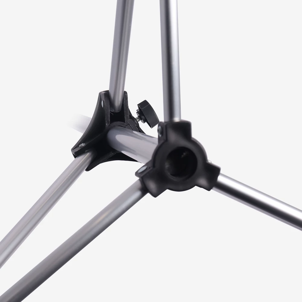 Giá đỡ đèn nhôm hợp kim thu gọn ngoài trời đa năng, di động, hình tam giác, dùng cho chợ đêm, cắm trại