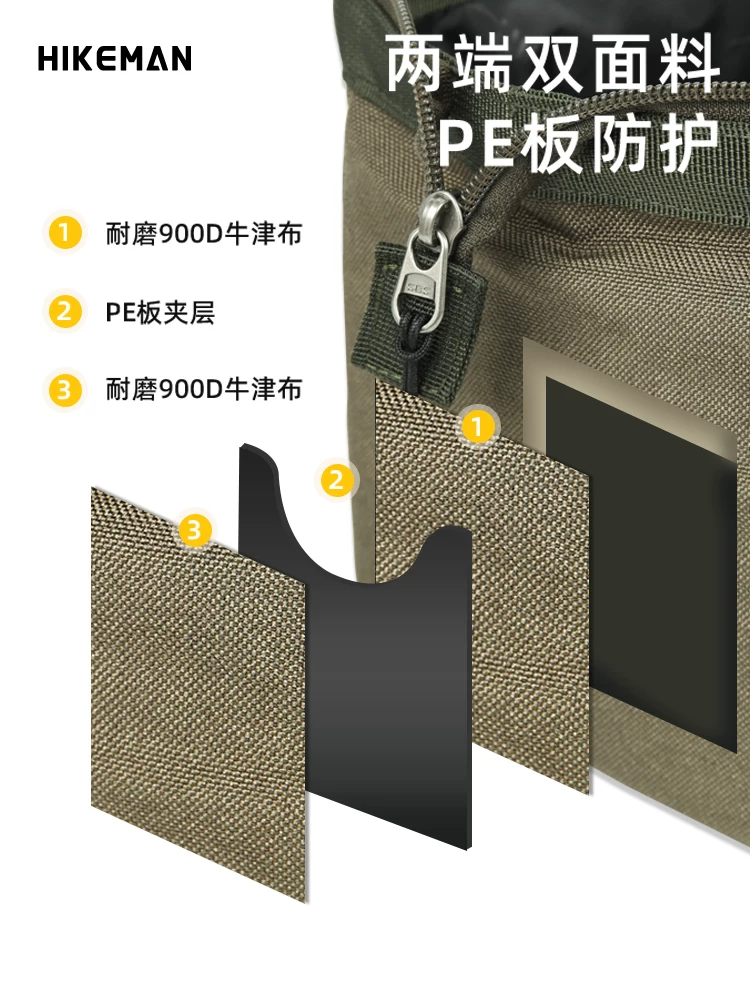 Túi đựng dụng cụ cắm trại ngoài trời, móc cắm trại, móc giữ mái che lều, móc buộc dây gió, búa, túi đựng đồ đa năng, bộ dụng cụ di động