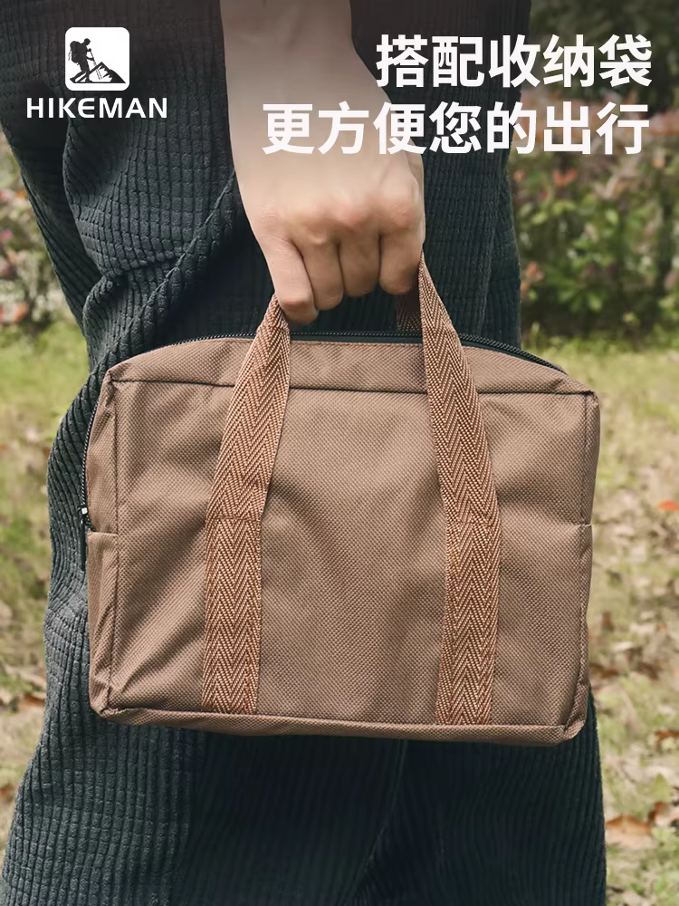 Bếp củi gấp ngoài trời tích hợp bếp nướng dã ngoại bằng thép không gỉ, bếp nướng than củi di động hình vuông BC