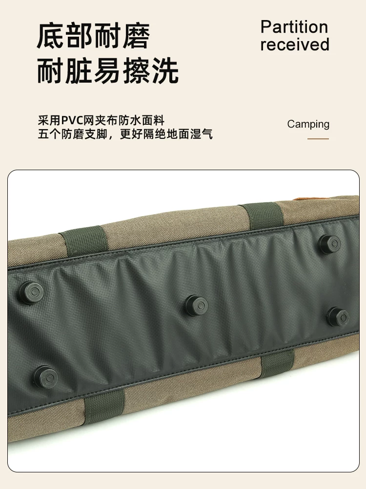 Túi đựng dụng cụ cắm trại ngoài trời, móc cắm trại, móc giữ mái che lều, móc buộc dây gió, búa, túi đựng đồ đa năng, bộ dụng cụ di động