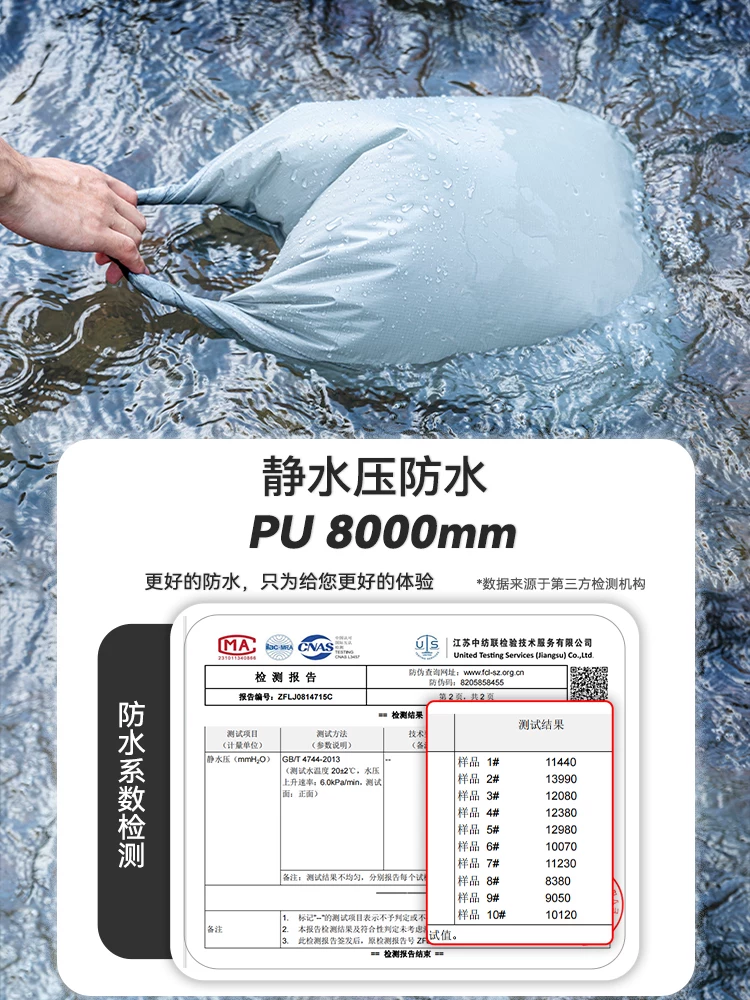 Túi chống nước siêu nhẹ phủ silicon ngoài trời dùng cho chèo thuyền sông, bơi lội, bãi biển, đồ bơi, khăn tắm, ngăn chứa đồ khô và ướt riêng biệt