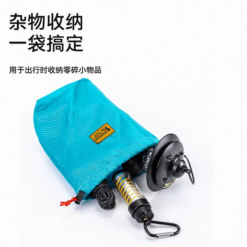 Túi đựng đồ cắm trại ngoài trời, túi dây rút đựng đồ linh tinh, khóa dây gió cho thiết bị di động, túi đựng đồ nhỏ, túi vải, túi lưới