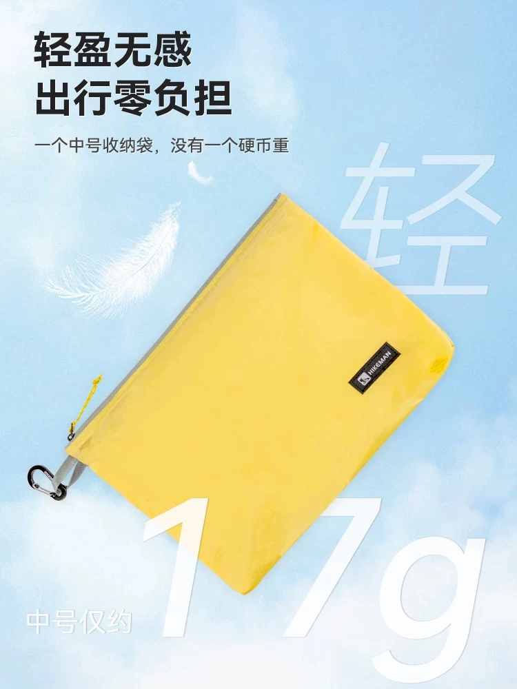 Túi đựng đồ nhẹ ngoài trời bằng nylon phủ silicon chống thấm nước, túi du lịch cắm trại, túi đựng quần áo và đồ vệ sinh cá nhân
