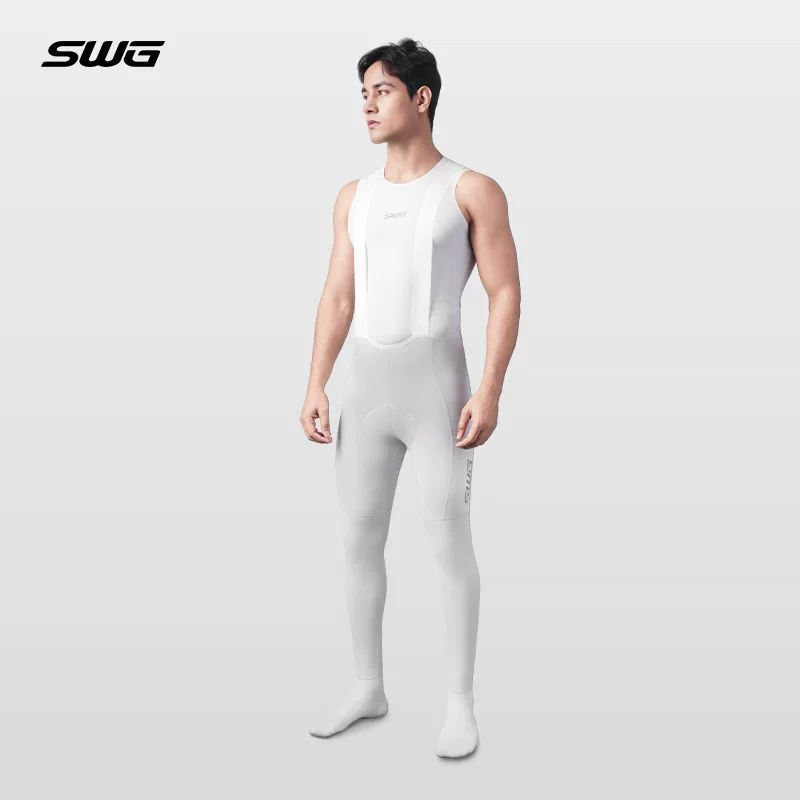 Quần đạp xe SWG Mingsheng mới, đệm đôi mũi tên, mùa xuân thu, mỏng, thoáng khí, quần bib đạp xe đường trường và leo núi