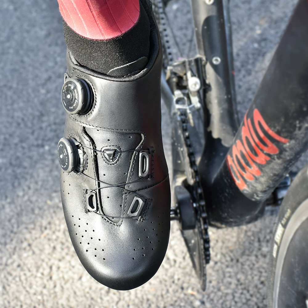 Giày đạp xe leo núi Boodun Road dành cho nam, giày khóa, giày xe đạp, đế sợi carbon, giày đạp xe chuyên nghiệp