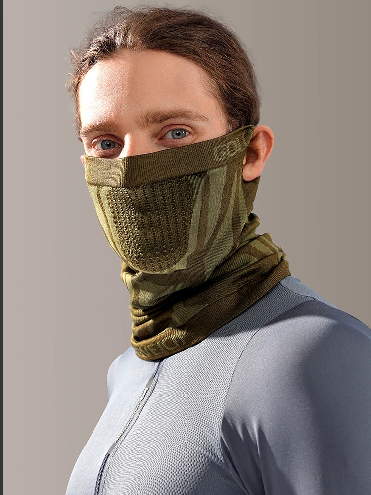 Khăn che mặt chống gió khi đạp xe mùa đông cho nam, khăn quàng cổ ấm áp khi đi xe máy, khăn che mặt treo tai, bảo vệ cổ khi đi xe đạp.