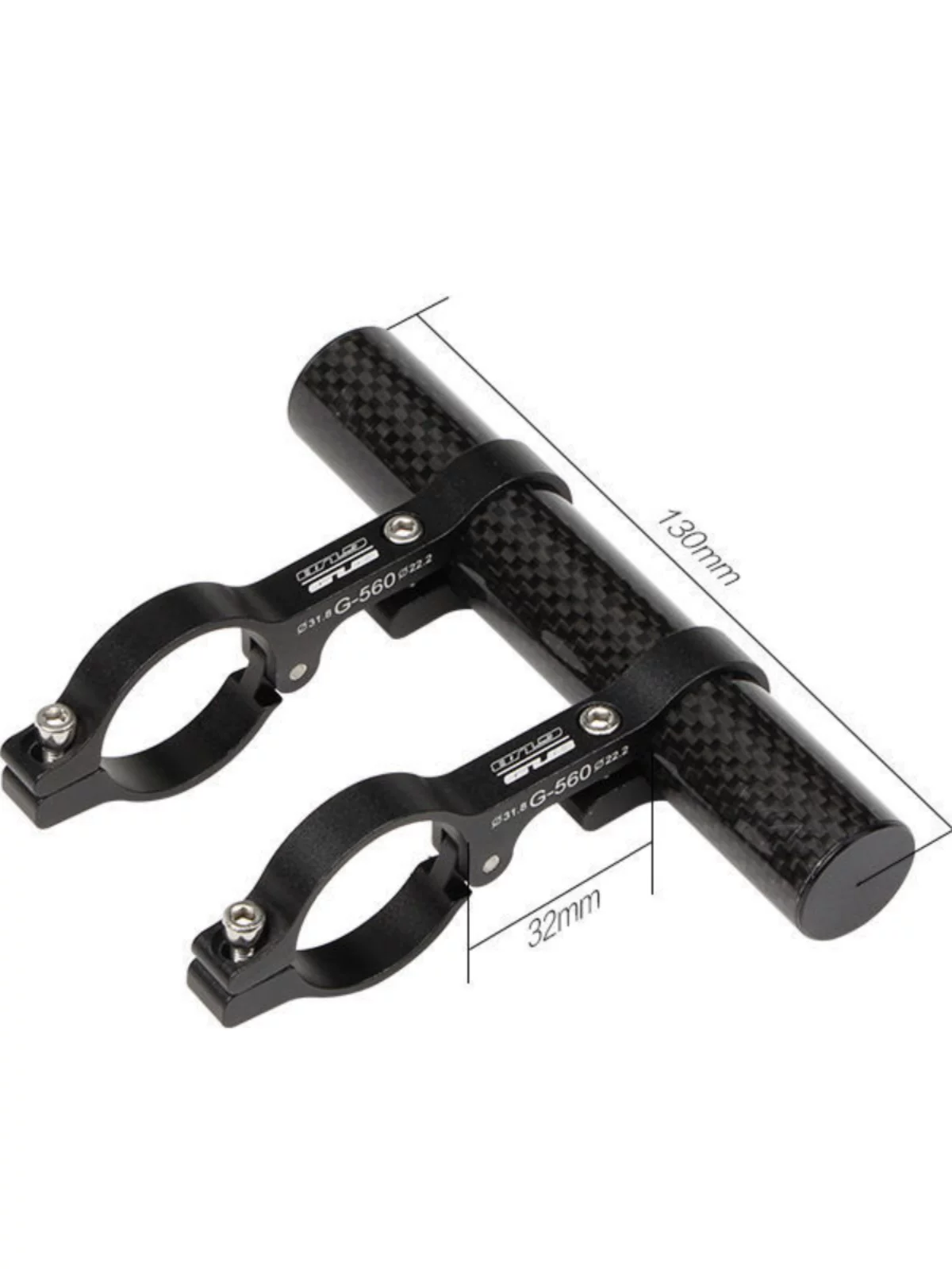 Giá đỡ tay lái mở rộng bằng sợi carbon GUB dành cho xe đạp leo núi, giá đỡ mở rộng tay lái xe đạp để gắn máy tính, đèn và giá đỡ điện thoại