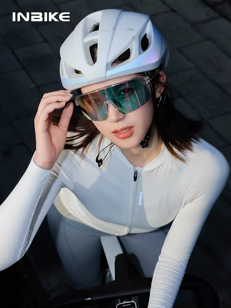 Quần áo đi xe đạp chống nắng INBIKE dài tay kiểu dáng mới nhẹ thoáng khí chống tia cực tím mùa xuân hè áo đi xe đạp dành cho nữ