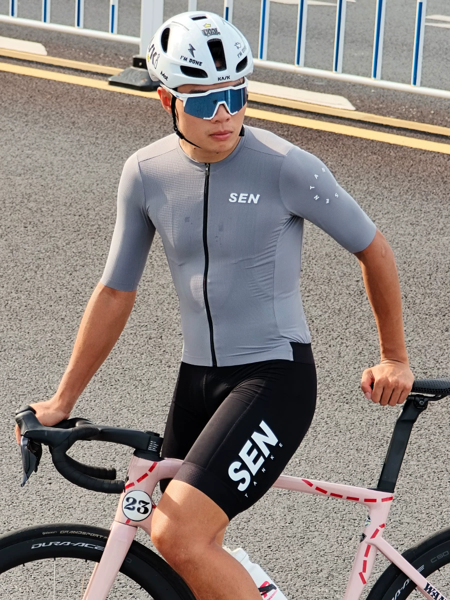 SEN Senpro Explorer Lingying Bộ áo đi xe đạp mùa hè ngắn tay thấm mồ hôi Nhanh khô Xe đạp leo núi Thiết bị xe đạp đường bộ