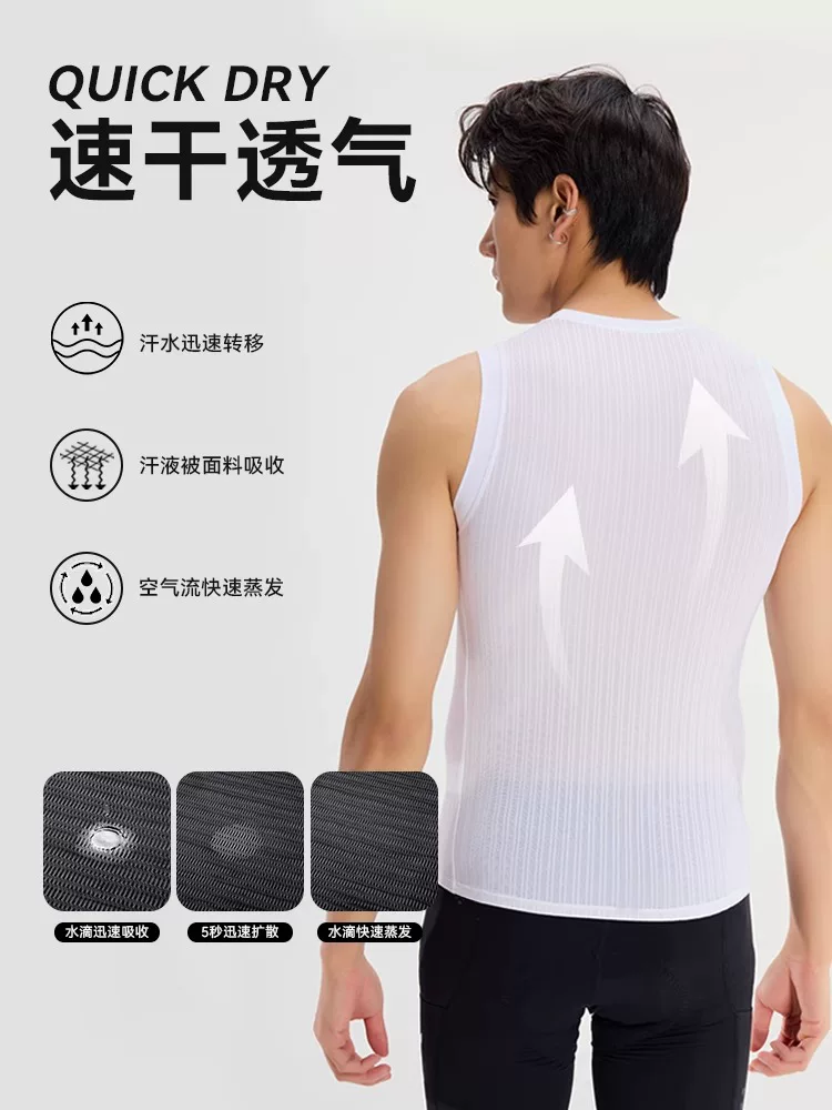 Áo thun thấm mồ hôi EVR nam mùa hè áo đi xe đạp hàng đầu thấm hút mồ hôi thoáng khí đường núi đi xe đạp quần áo lớp nền áo sơ mi