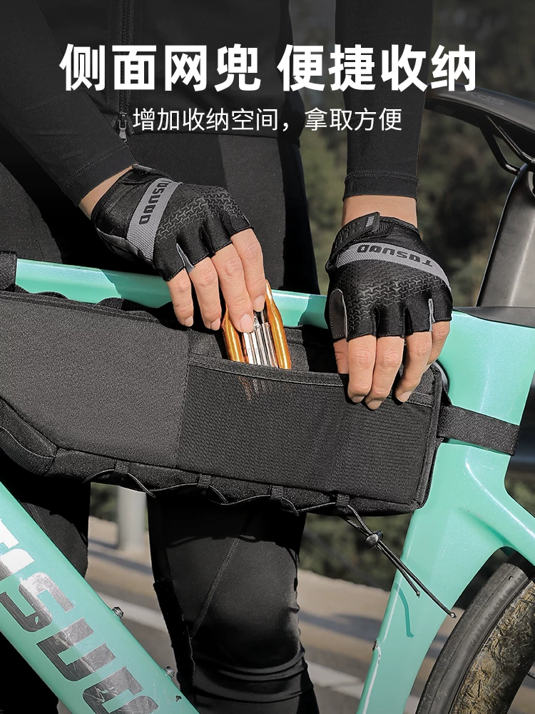 Túi xe đạp Captain Tas, túi xe đạp đường trường chống nước, túi gắn khung xe phía trước, túi treo xe đạp leo núi, dung tích lớn