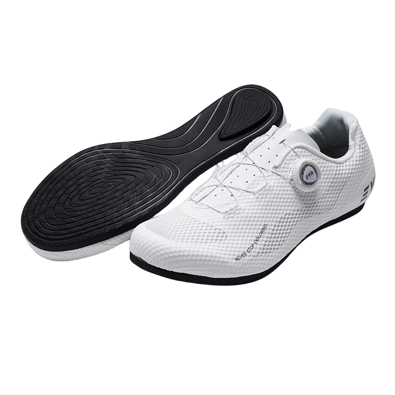 Giày đi xe đạp không khóa evr giày đi xe đạp đường bộ giày khóa thoáng khí xe đạp leo núi giày đi xe đạp giày đi xe đạp giày đặc biệt có đế cứng