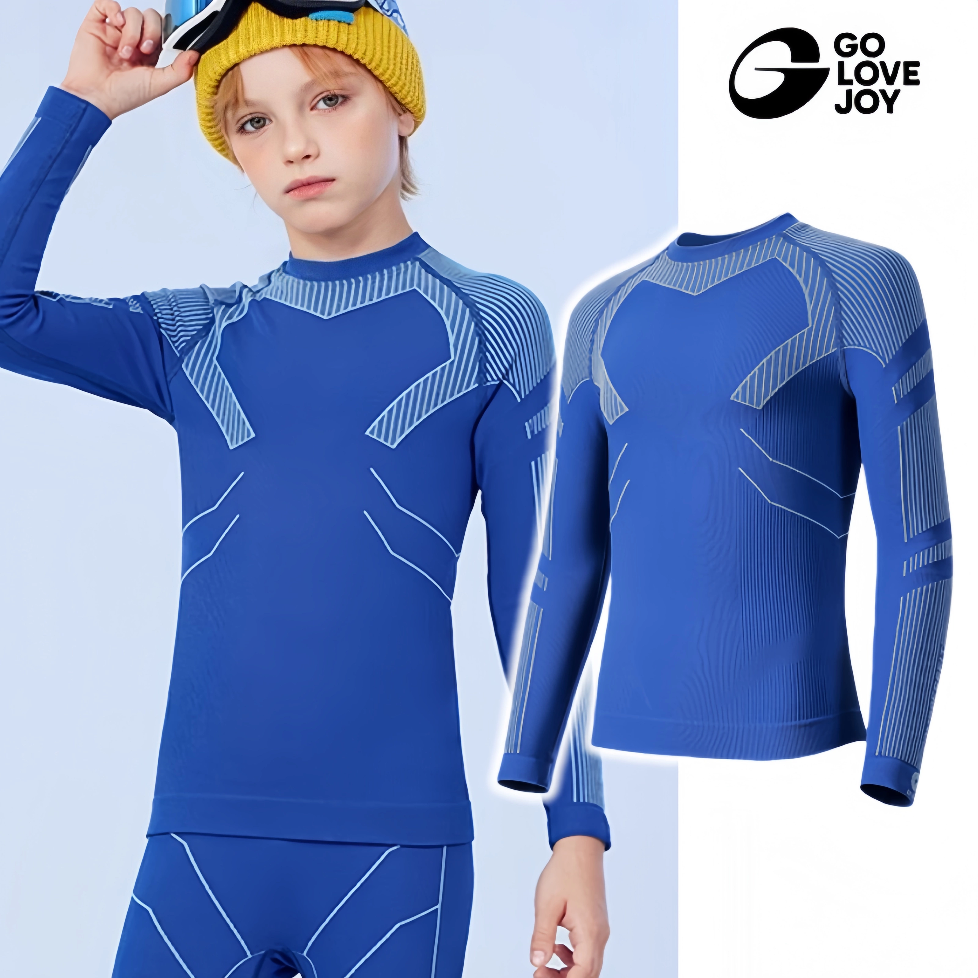 Quần áo trượt tuyết nhanh khô cho trẻ em, đồ lót ấm áp và thấm mồ hôi, lớp lót mùa đông cho nữ, bộ đồ nén thể thao ngoài trời ôm sát cho nam