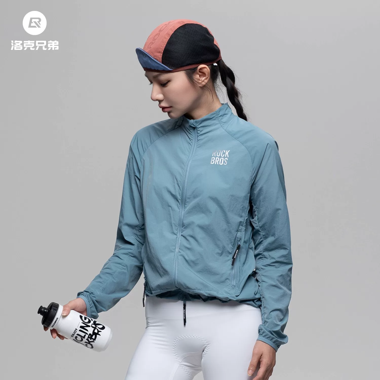 Áo gió đi xe đạp Rock Brothers thoáng khí xe đạp đường trường dài tay áo đi xe đạp áo khoác chống gió unisex cho mùa xuân, mùa thu và mùa đông
