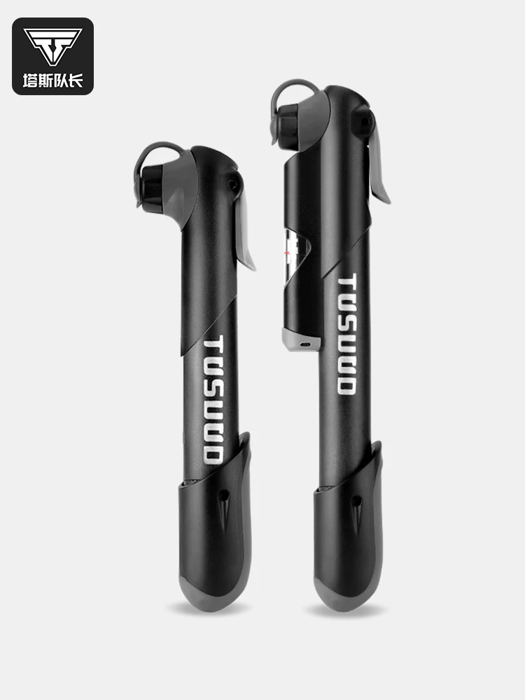 Bơm xe đạp mini cầm tay Captain Tas, bơm xe đạp leo núi, xe đạp địa hình, bơm đa năng