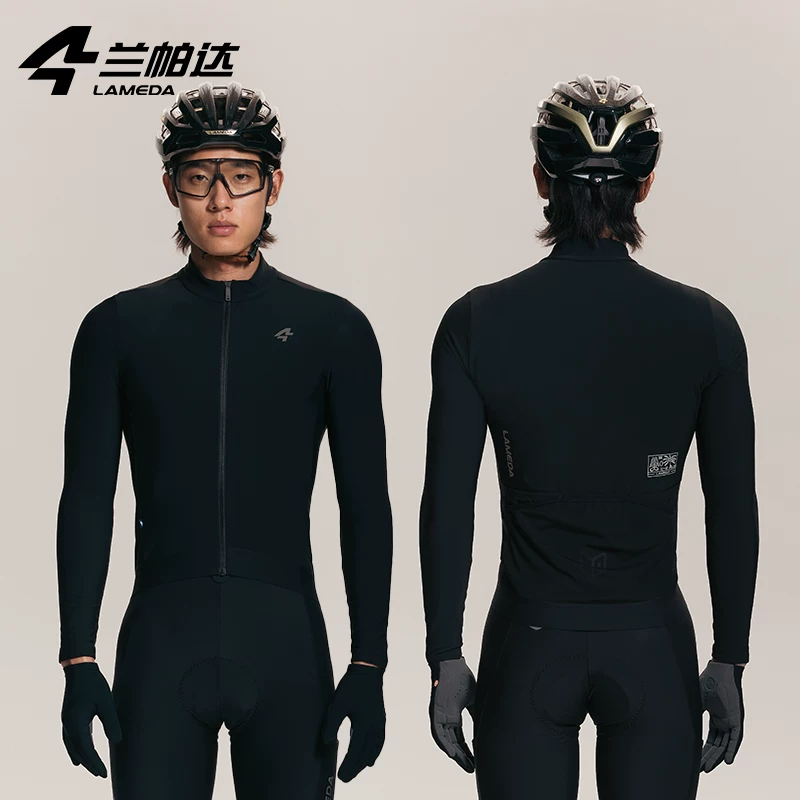 Lampada nam lông cừu đi xe đạp quần áo mùa thu đông ấm áp dài tay phù hợp với xe đạp đường bộ xe đạp áo khoác lông cừu