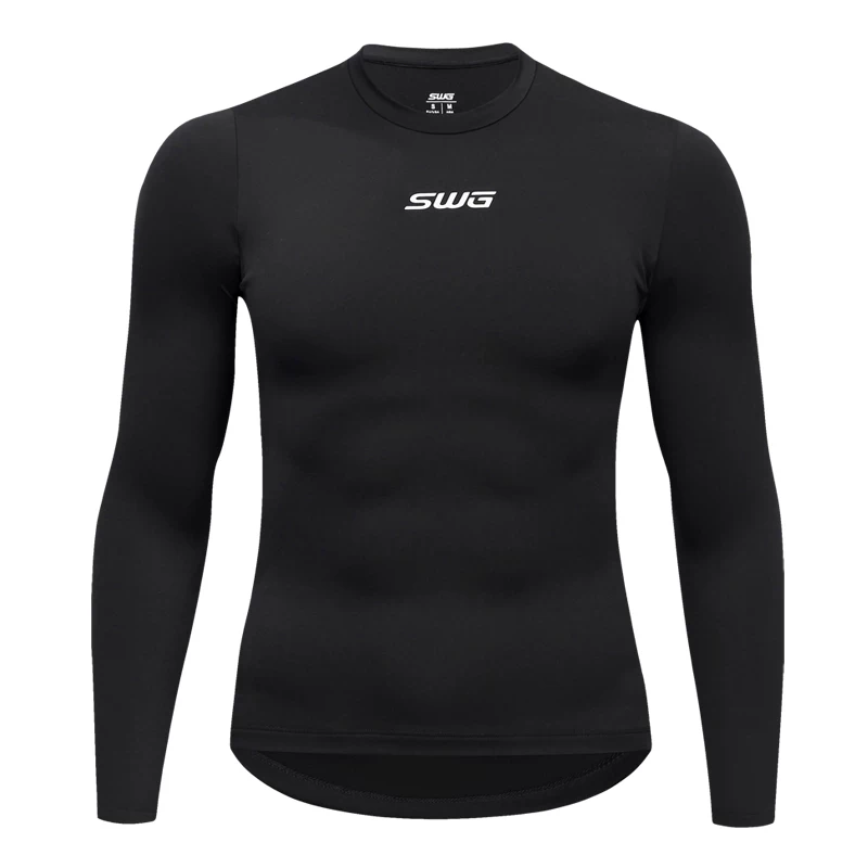 Áo giữ nhiệt đạp xe mùa thu đông nam SWG Mingsheng 2024, đồ lót đạp xe đường trường