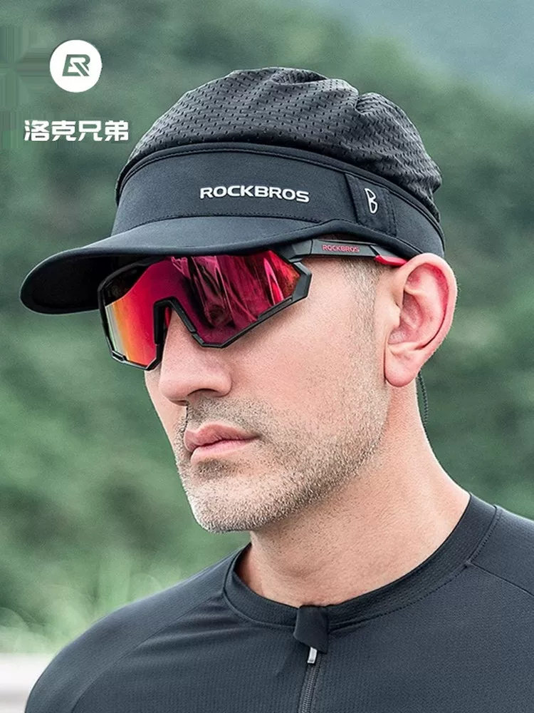 Mũ đi xe đạp Rock Brothers mũ bảo vệ chống nắng mũ mũ hở đầu dành cho nam và nữ mùa hè đường xe đạp leo núi chạy bộ