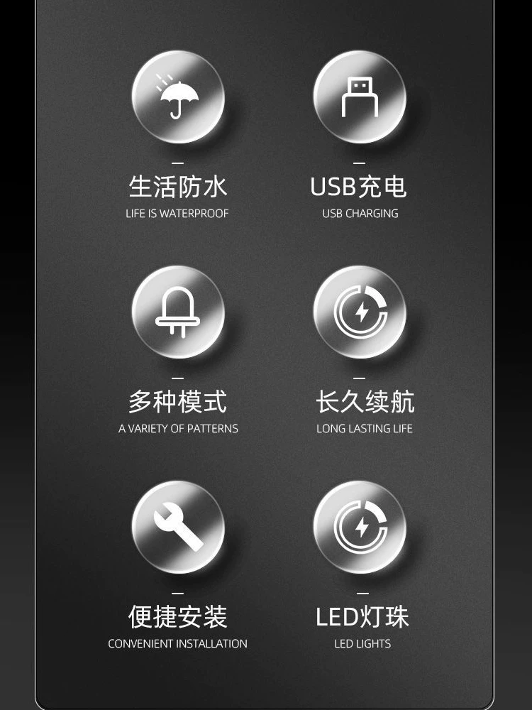 Đèn trước xe đạp leo núi Merida, đèn hậu, đèn đi xe đạp ban đêm ánh sáng mạnh, đèn pin, bộ sưu tập phụ kiện đèn siêu sáng