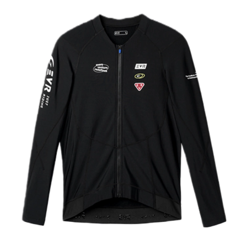 Áo thun đi xe đạp lông cừu mùa thu đông tiêu chuẩn EVR dành cho nam giới ấm áp chống gió xe đạp đường trường hàng đầu thiết bị đi xe đạp ASC