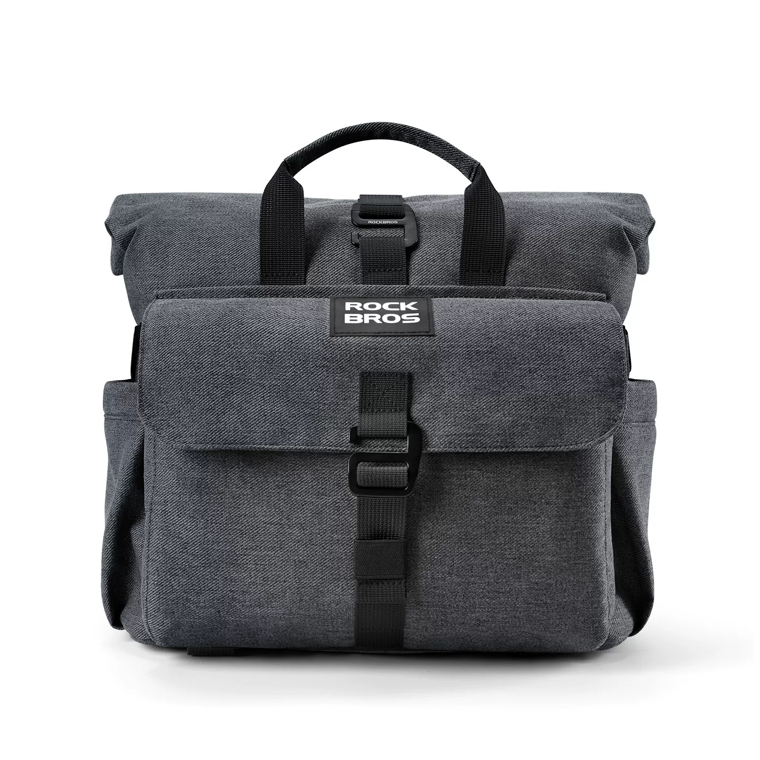 Túi xe đạp nhỏ Rock Brothers kiểu cổ điển, túi xe đạp gấp, túi ghi đông, ba lô đi xe đạp trong thành phố