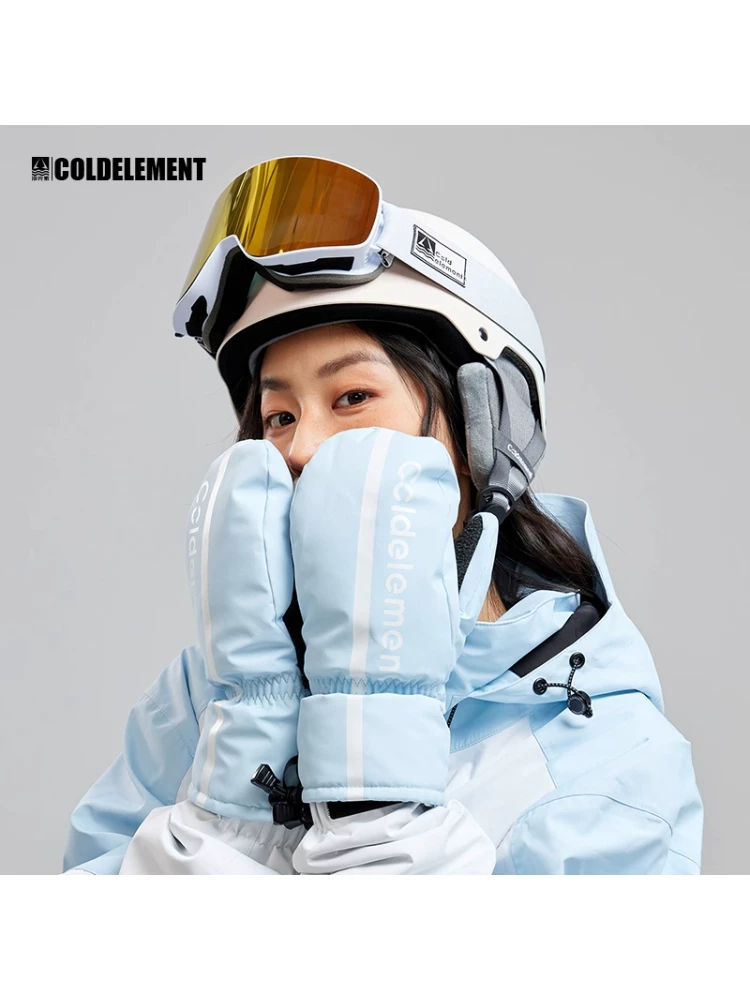 Găng tay trượt tuyết Kevlar dài toàn bộ Cold Element 2025 dành cho nam với thiết kế bảo vệ cổ tay tích hợp, chống thấm nước và giữ ấm khi trượt ván trên tuyết, thích hợp cho trượt tuyết địa hình dành cho nữ.