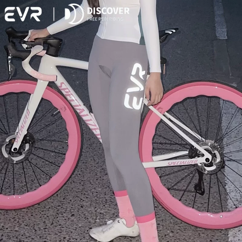 Quần đi xe đạp nữ EVR mùa hè thoáng khí mẫu mới xe đạp đường trường quần dài nữ đôi mũi tên liền mạch có đệm